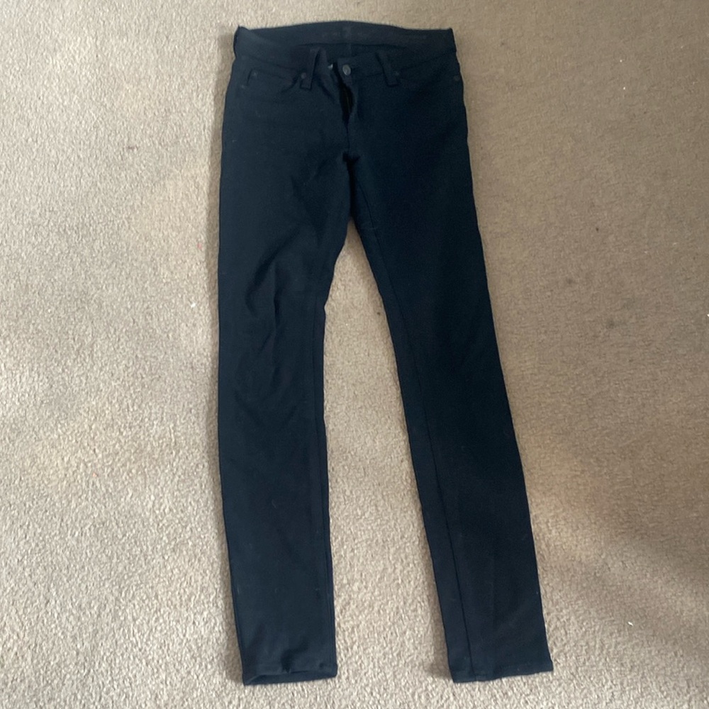 Black 7 for all mankind jeans/jeggings